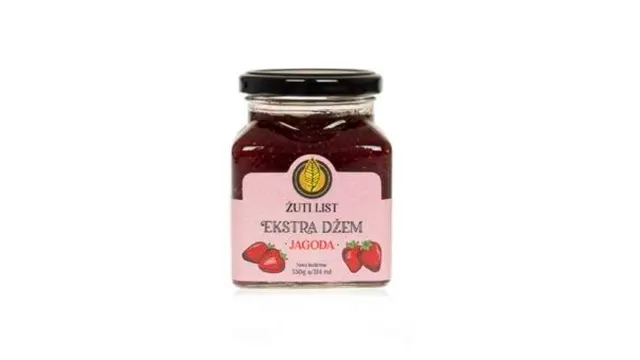 DŽEM OD JAGODE EKSTRA 350GR ŽUTI LIST ŽUTI LIST