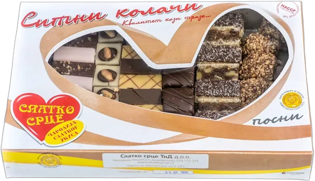 SITNI KOLACI POSNI Slatko Srce 1kg SLATKO SRCE
