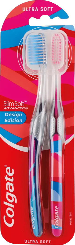 Cetk.zube slim soft adva.2pac Colgate