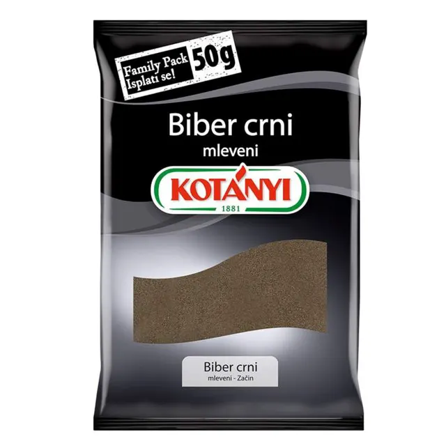 Biber crni mleveni Kotany 50g Kotanyi