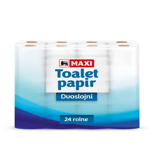Toalet papir dvoslojni Maxi 24/1