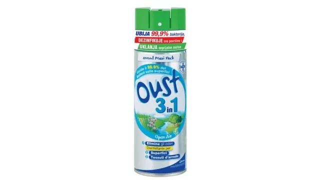 OSVEZIVAC PROSTORA OUST SPREJ 3u1 400ml DELTA DMD