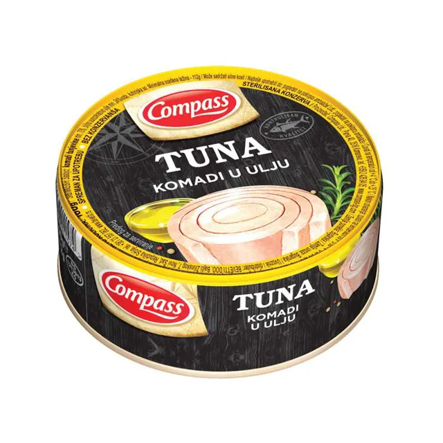 TUNA KOMADI U ULJU 160gr COMPASS BEVETTI