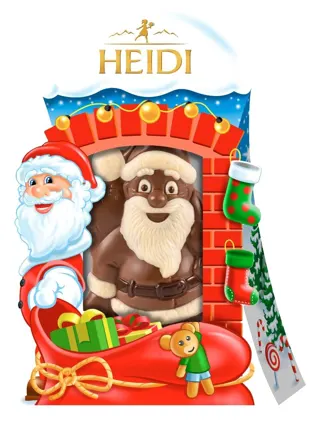 ČOKOLADA FIGURA SANTA CLAUS SMILEY 70G