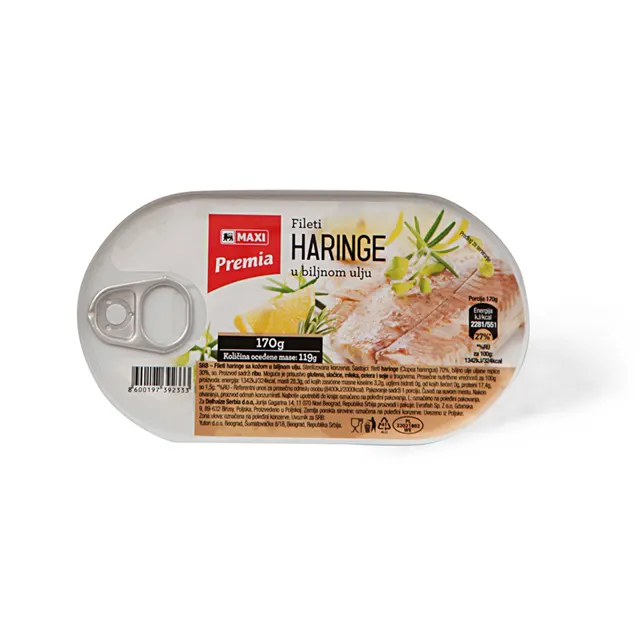 Fileti Haringe u ulju Maxi 170g Maxi
