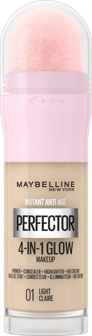 MAYBELLINE PERF. 4in1 GLOW teč.puder 01