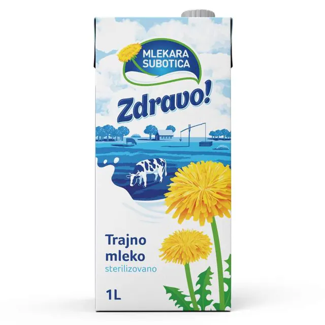 Mleko trajno 2%mm Zdravo 1L Zdravo