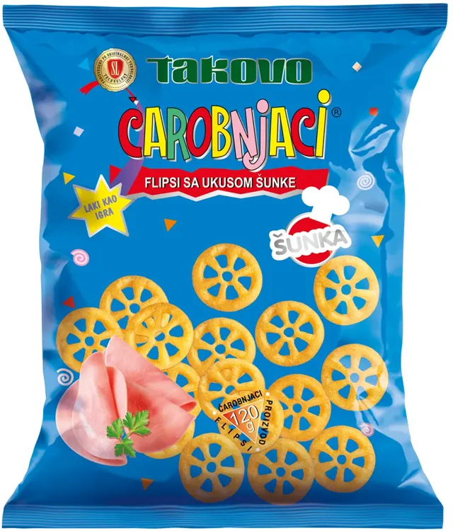 Flipsi Carobljaci ukus sunke 120g Swisslion
