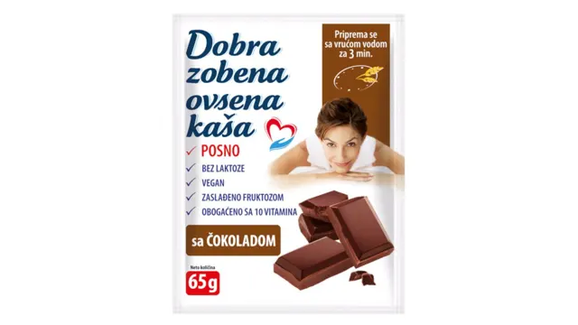 KAŠA OVSENA ČOKOLADA 65G RISE&SMILE RISE&SMILE