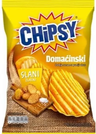 CHIPSY DOMACINSKI ZLATNI 160 gr NEMA PODATAK