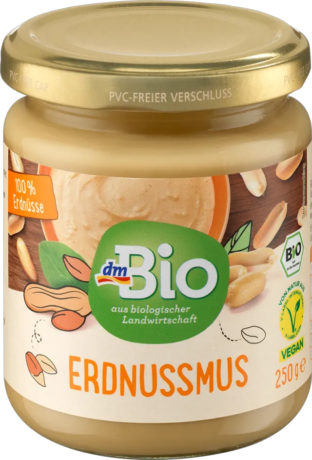 dmBio puter od kikirikija 250g dmBio