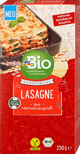 dmBio lazanje 250g