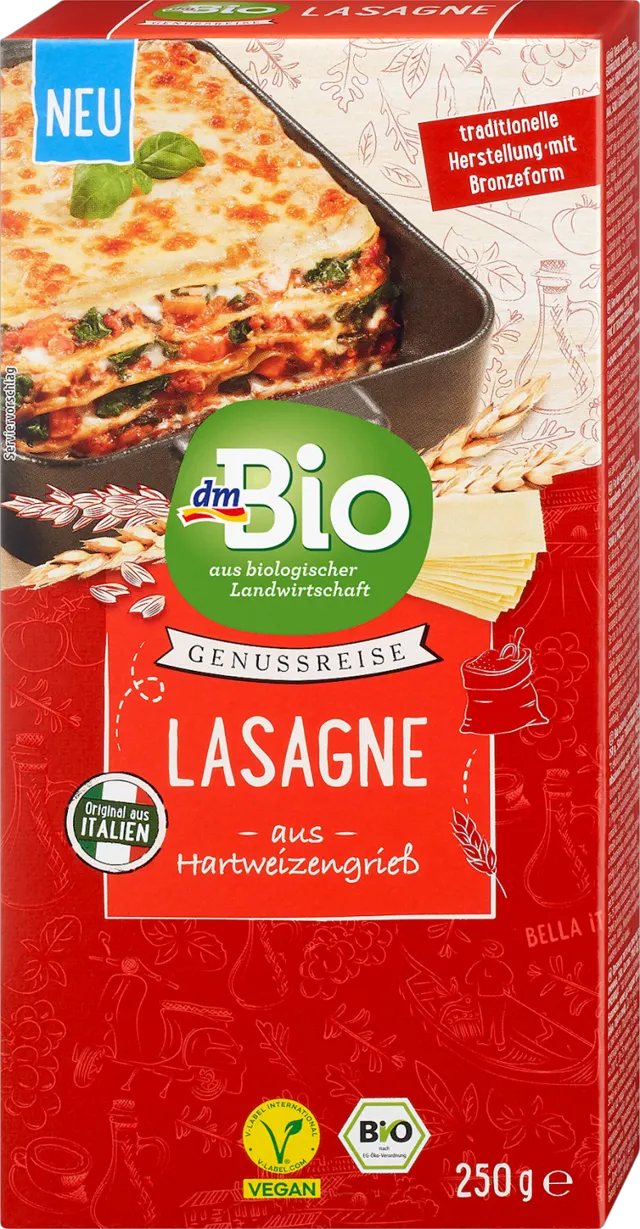 dmBio lazanje 250g dmBio