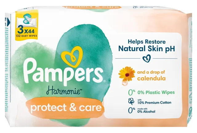 Pampers Harm.Calendula vlaž/maram 3x44/1 Pampers Harmonie