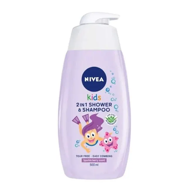 TUS GEL ZA DEVOJCICE 3U1 NBC SA PUMPICOM 500ml NIVEA NIVEA