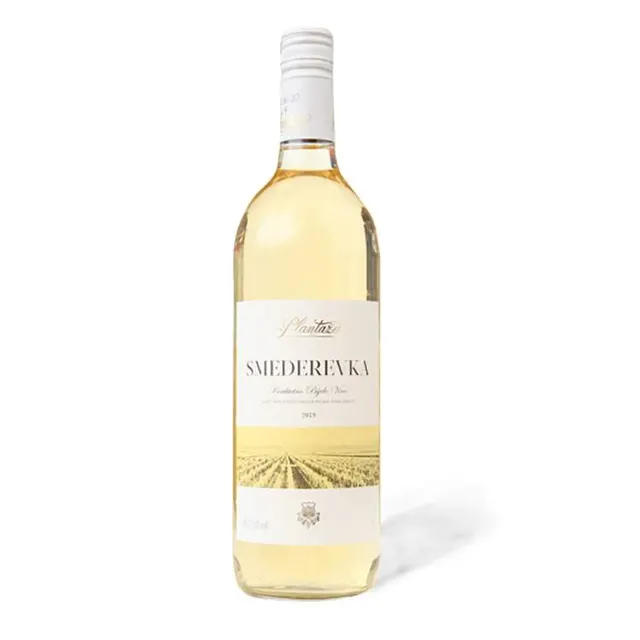 Vino belo Smederevka Plantaze 1l Plantaze