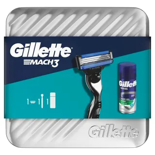 Gillette Mach3 set H+4+gel+neseser