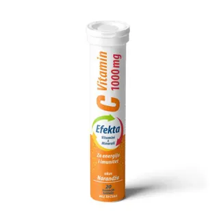 ŠUMEĆE TABLETE VITAMIN C 1000MG EFEKTA 20/1