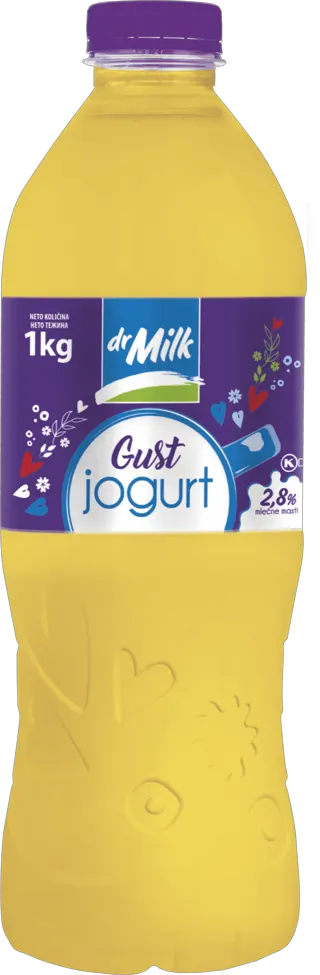 Dr Milk Gusti jogurt 2,8 % mm 1 kg PET