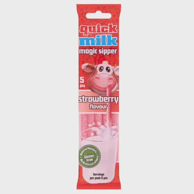INSTANT NAPITAK QUICK MILK ČAROBNA SLAMČICA JAGODA 5X6G FRUITICA
