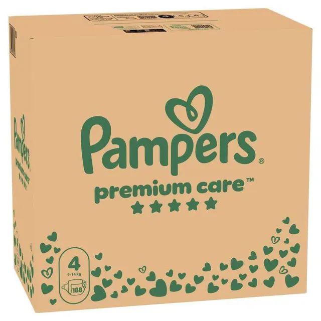 Pampers PC pelene veličine 4 188/1 OS Pampers premium care