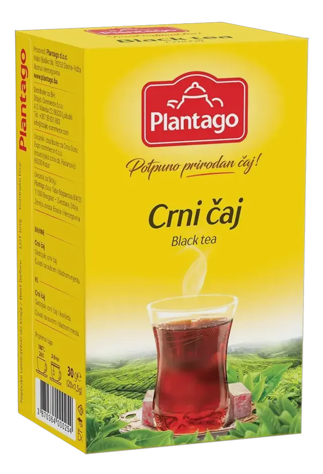 ČAJ CRNI FILTER 30GR PLANTAGO PLANTAGO