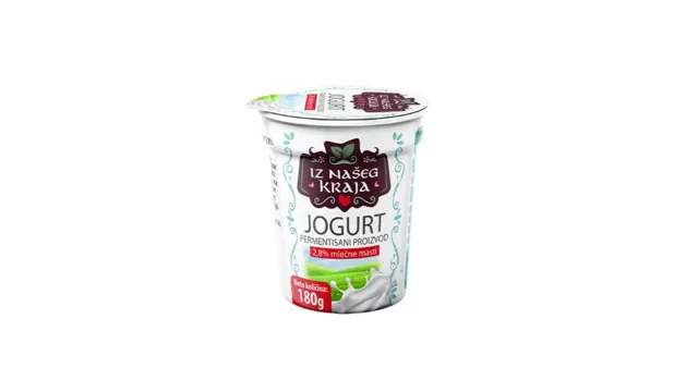 JOGURT 2.8%MM IZ NAŠEG KRAJA 180G IZ NAŠEG KRAJA