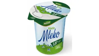 KISELO MLEKO BAŠ BAŠ 2.8%MM 180G ČAŠA