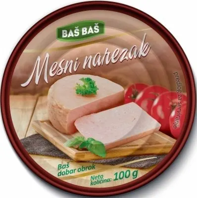 MESNI NAREZAK BAŠ BAŠ 100G BAS BAS
