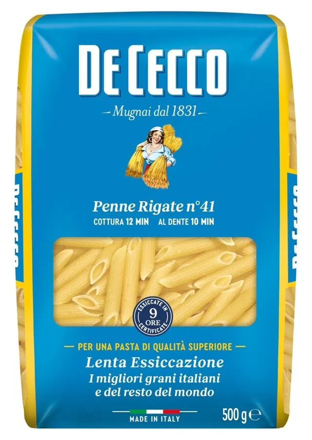 TESTENINA PENNE RIGATE 500GR DE CECCO DE CECCO