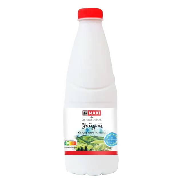 Jogurt 3.2%mm Od nase zemlje 1kg Maxi ONZ