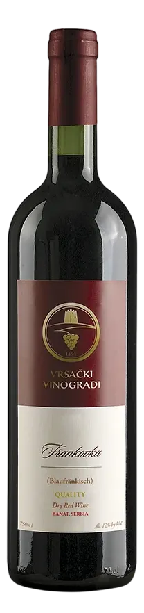 VINO CRVENO VRSACKI VINOGRADI FRANKOVKA 0.75L VRSACKI VINOGRADI
