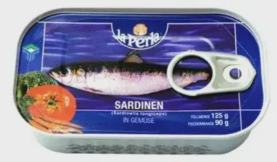 SARDINA SA POVRCEM 125gr LA PERLA LA PERLA