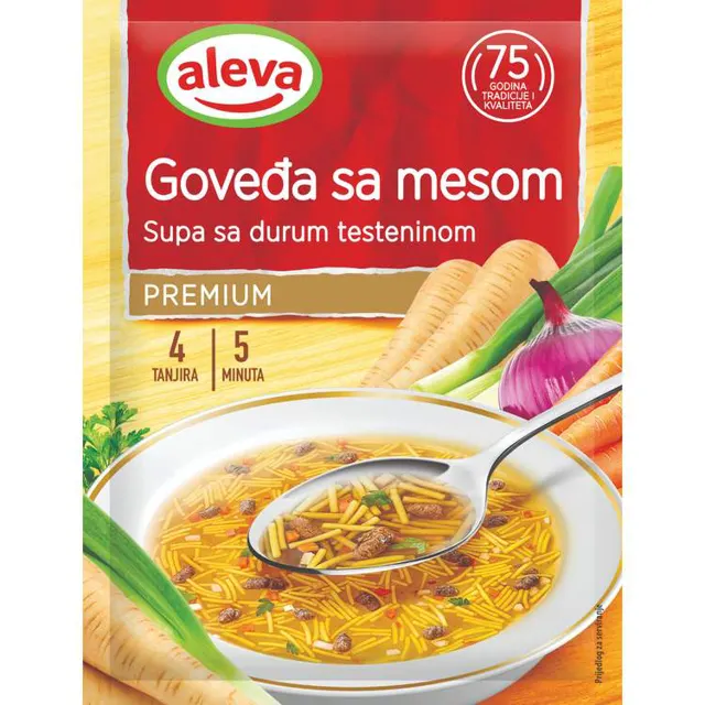 SUPA GOVEDJA SA MESOM 50gr ALEVA
