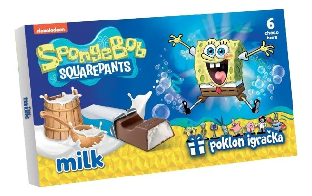 SPONGE BOB PUCKETAVE BOMBONE 75g+IGRACKA NELLY D.O.O. FABRIKA KONDITORSKIH PROIZVODA LOZNICA