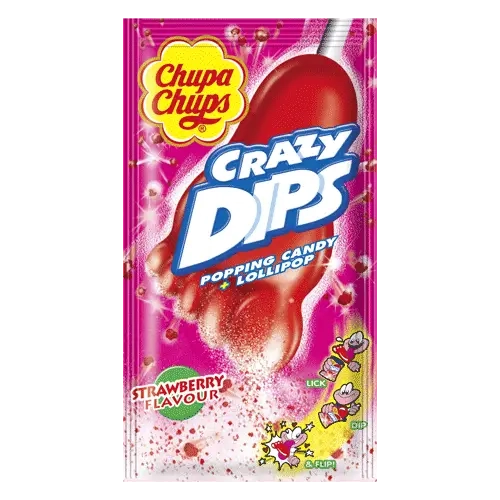 Crazy dips-jagoda 14g 24/1 300329 Al grosso CHUPA CHUPS
