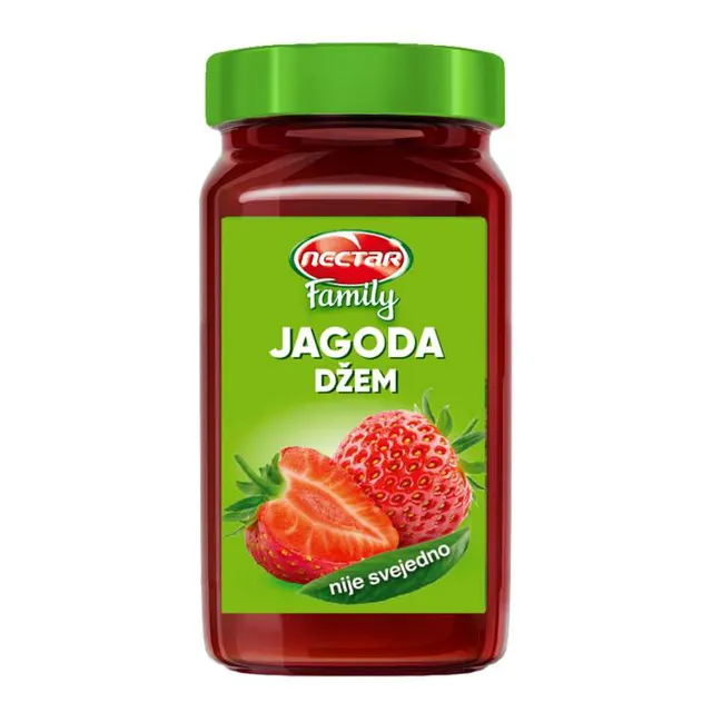 FAMILY DZEM JAGODA STK 600gr NECTAR NECTAR