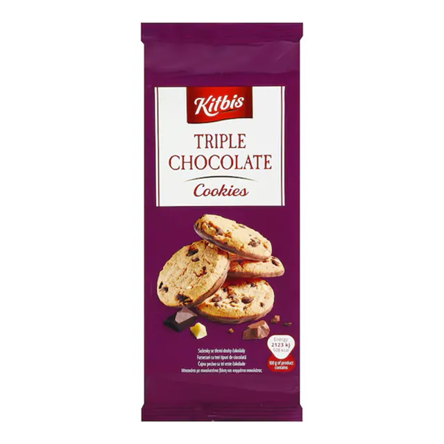 Cookies triple chocolate Kitbis 200g Kitbis