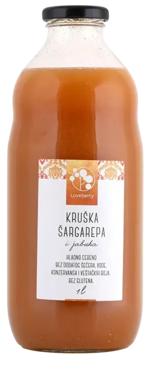 SOK LOVEBERRY KRUSKA SARGAREPA 1L STAKLO