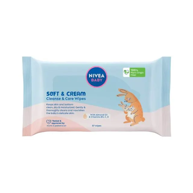 Vlazne maramice 57/1 SOFT&Cream baby NIVEA 57 kom NIVEA
