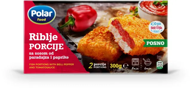 RIBA PANIRANA SA SOSOM OD PARADAJZA I PAPRIKE 300 GR POLAR FOOD POLAR