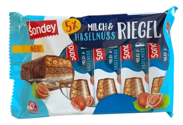 Mlečni bar sa lešnikom MK24 5x40g Sondey