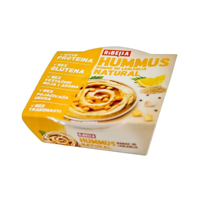 NAMAZ HUMMUS NATURAL 80g-572 RIBELLA