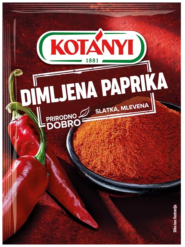 Paprika slatka dimljena 25g Kotanyi