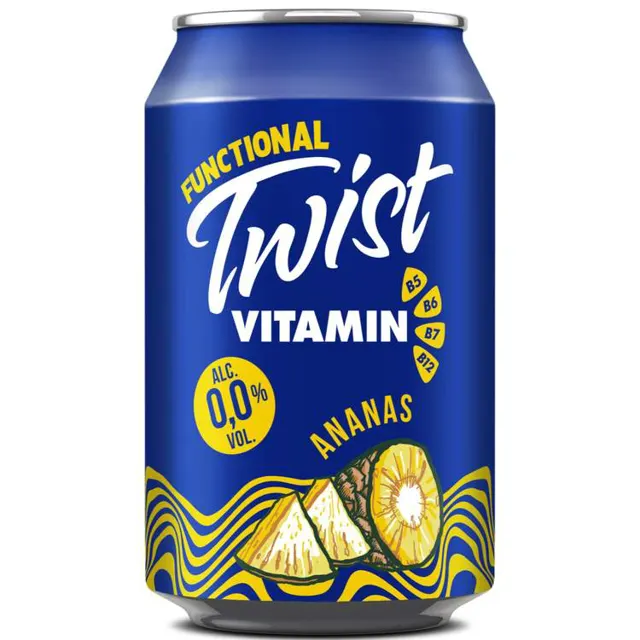 Radler Twist Ananas 0% limenka 0.33l Lav Twist