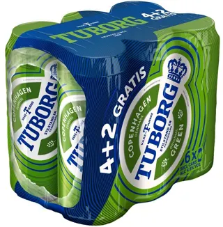 PIVO TUBORG 0.5L LIM 6-PACK