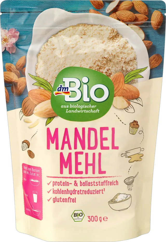 dmBio bademovo brašno 300g dmBio
