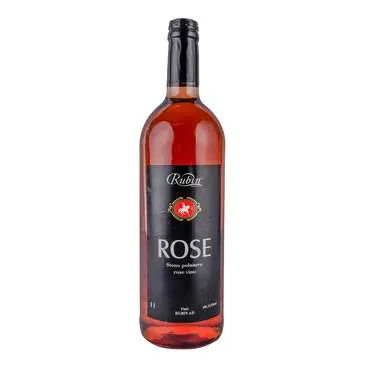 vino roze 10,5% 1.0 rubin 1 l RUBIN EXPORT-IMPORT