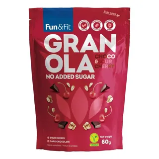 ŽITARICE GRANOLA COKO VISNJA 60GR FUN&FIT