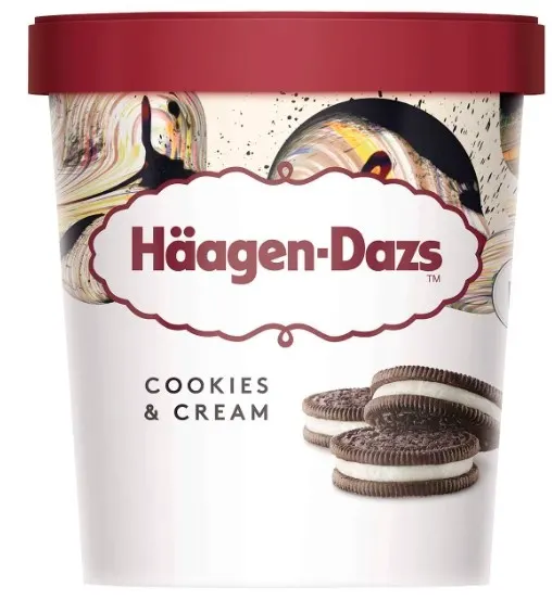 Slad.cookies & cream HD 386g Haagen-Dazs